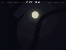 Tablet Screenshot of iosselliani.com